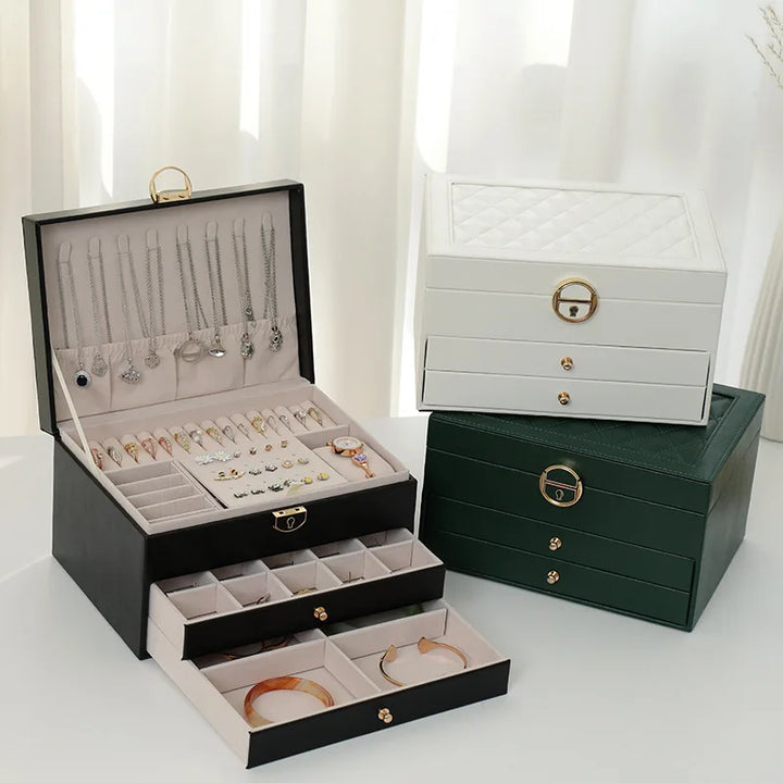 Luxury Multi-Layer Jewelry Storage Box